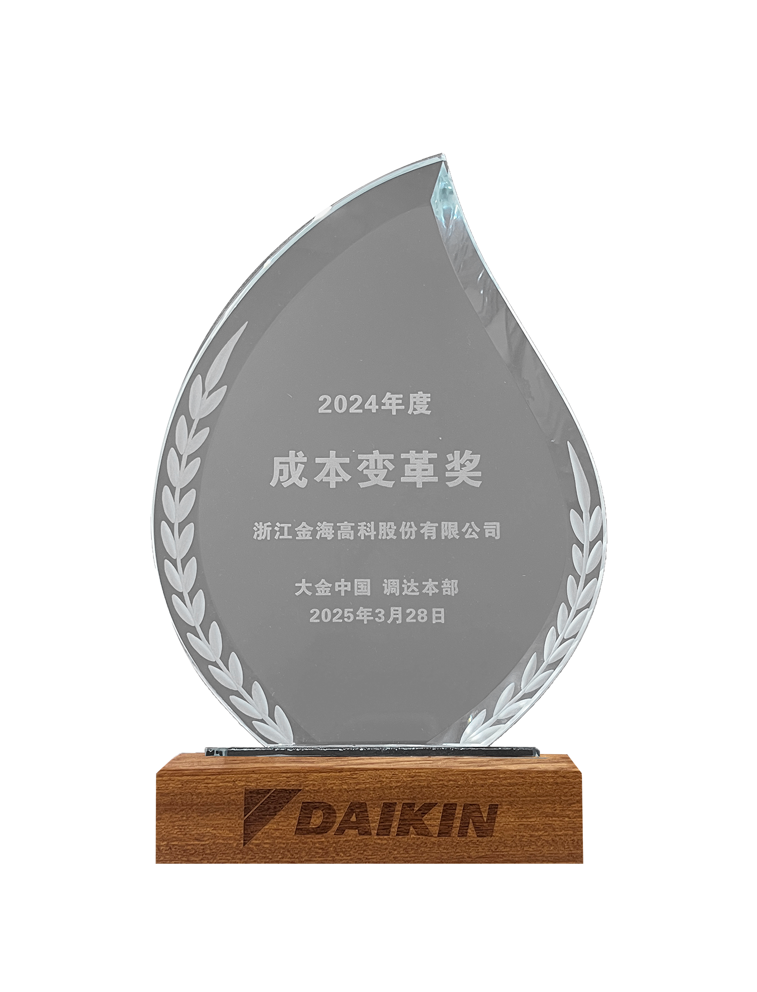 2024 Daikin China Cost Reform Award